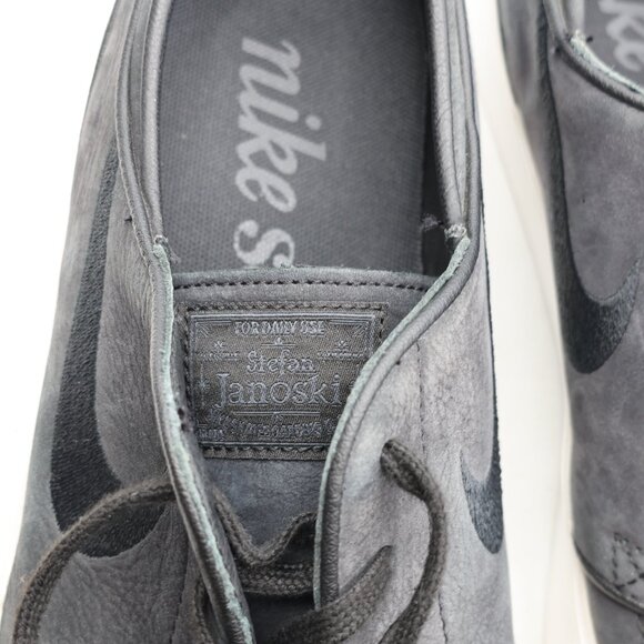 Nike SB Stefan Janoski HT Premium Men's Size 10.5 Gray Nubuck Sneaker AA4277-002 - Picture 10 of 10